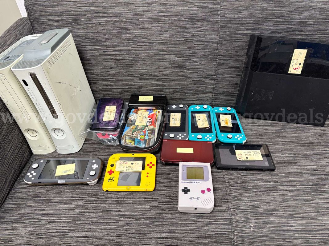 Lot of (16) Video Game Consoles, Games and Accessories