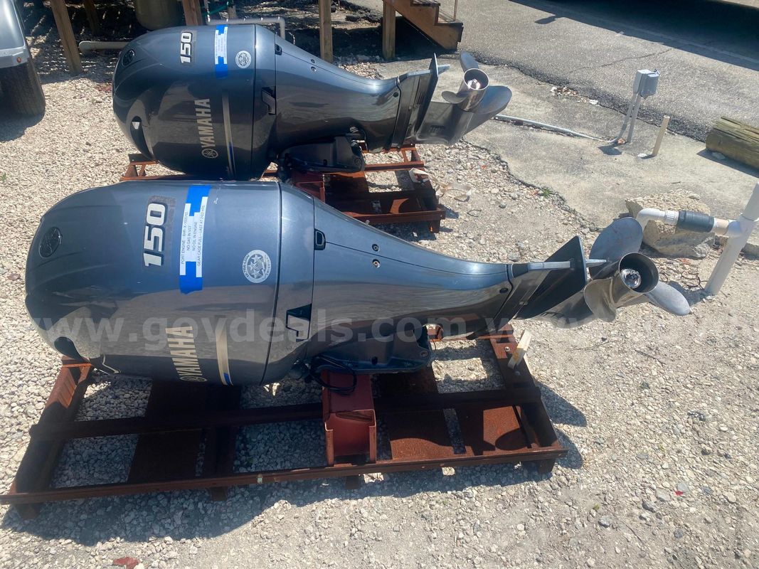 Twin Yamaha LF150XCA / F150XCA Marine Outboard Engines (Twin Engine Package)