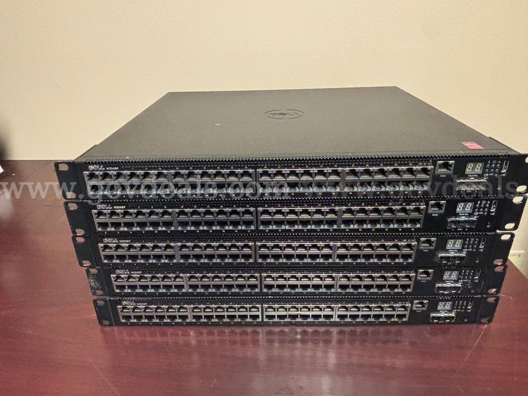 Five Dell N2048P Network Switches (selling as parts)