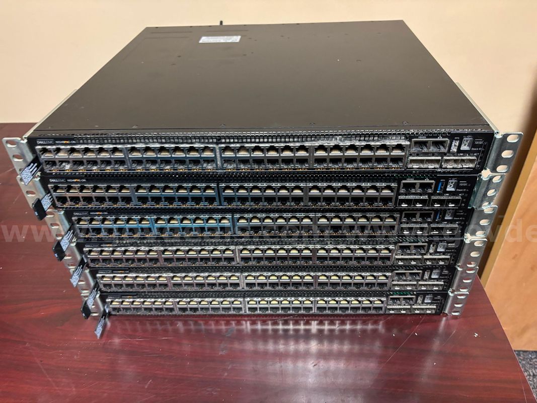 Six Dell N3248 PXE-ON Network Switches (selling as parts)