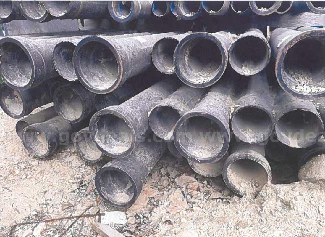 20' x 6" Cement-lined Pipe, 40 Pieces Total