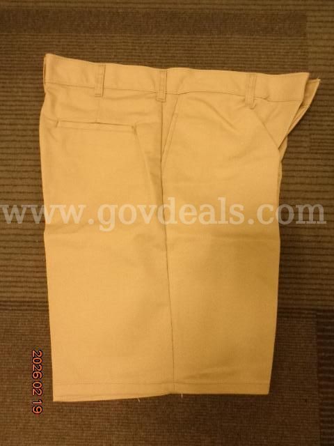 1 Men’s GK Team Wear Khaki shorts, size 34