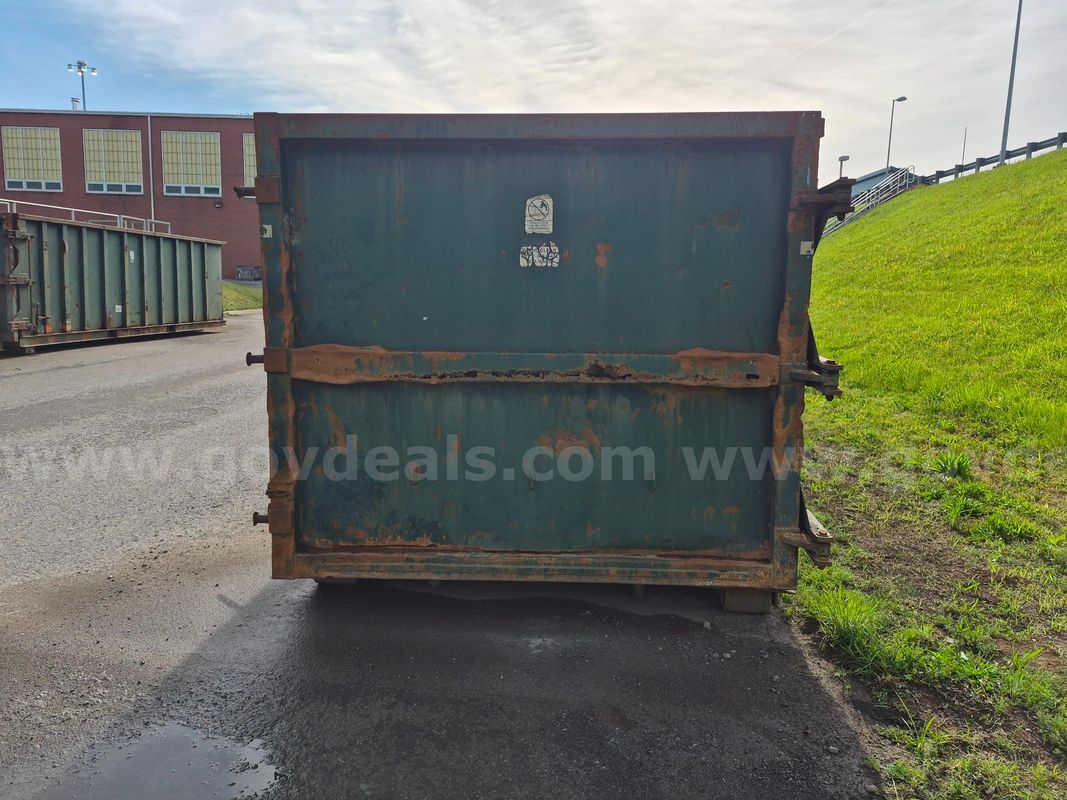 ONE USED 40-yard roll-off dumpster