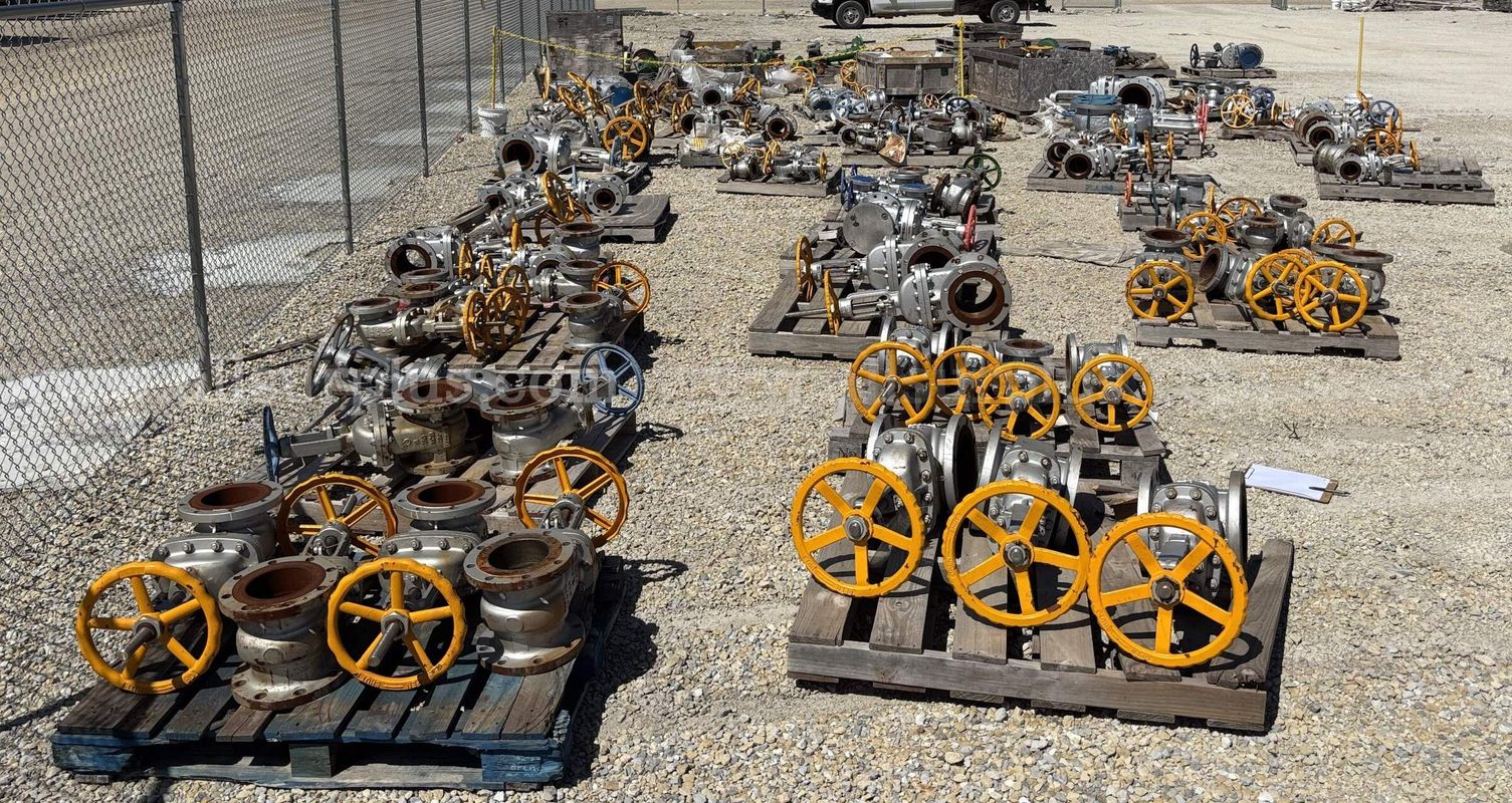 Valves & Actuators, Various Sizes & Ratings, Unused, 1 Lot