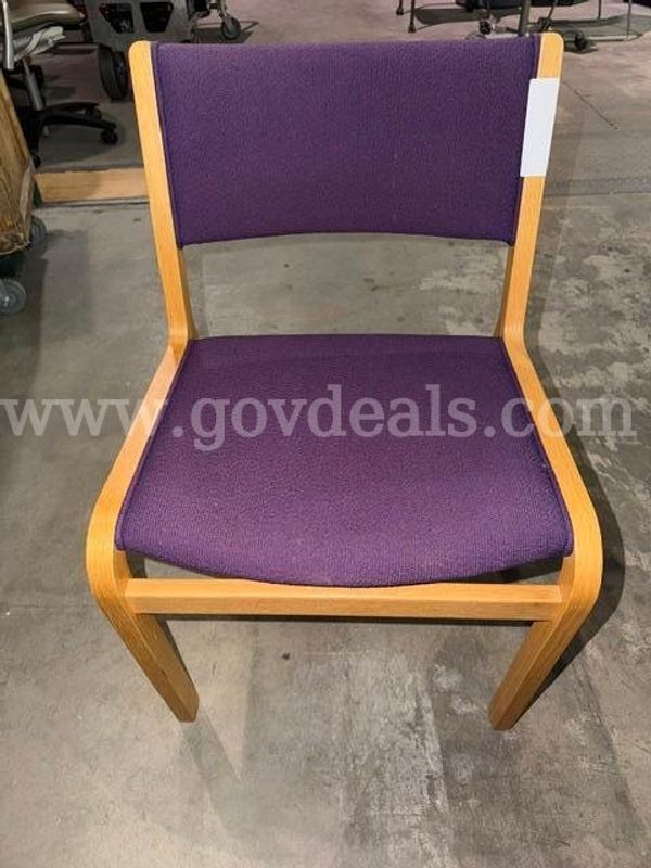 Purple Waiting Room Chair