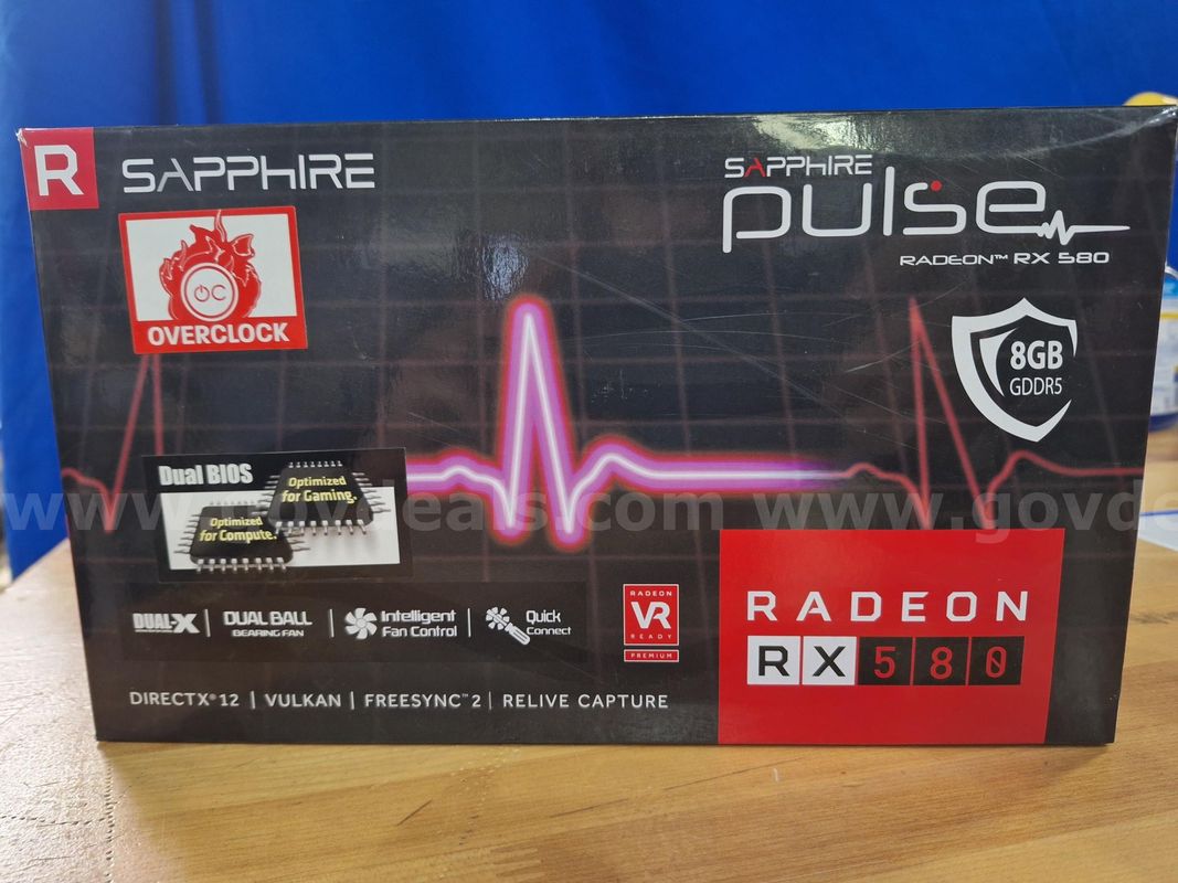Sapphire Pulse Radeon RX 580 8GB GDDR5 GPU