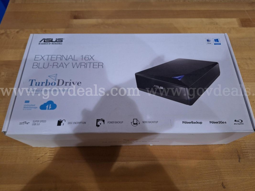 ASUS External 16X Blu-Ray Writer
