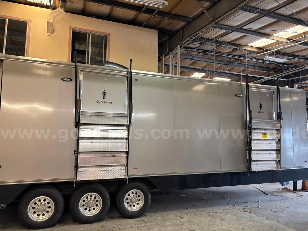 ADA +8 Station Fearless Portable Restroom Trailer - 4 Season
