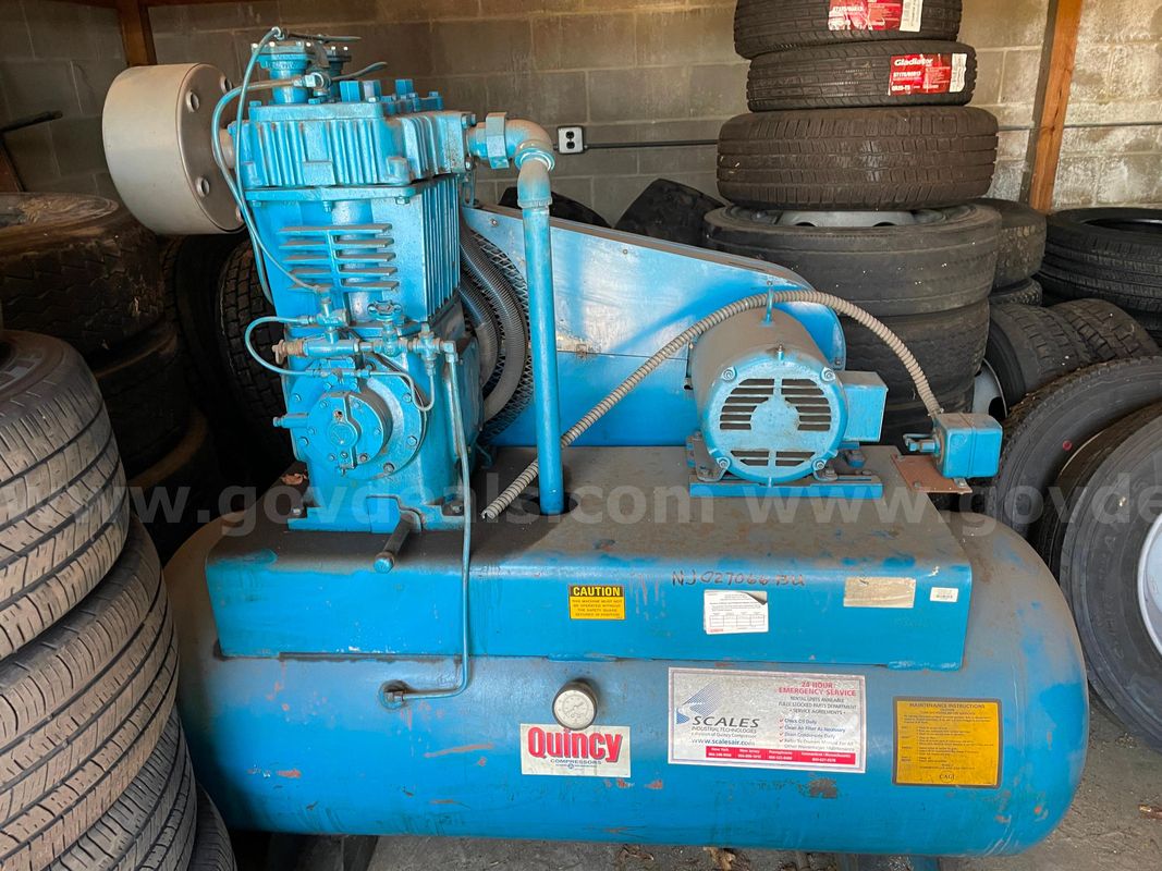 Quincy Air Compressor w/Baldor Three Phase Motor