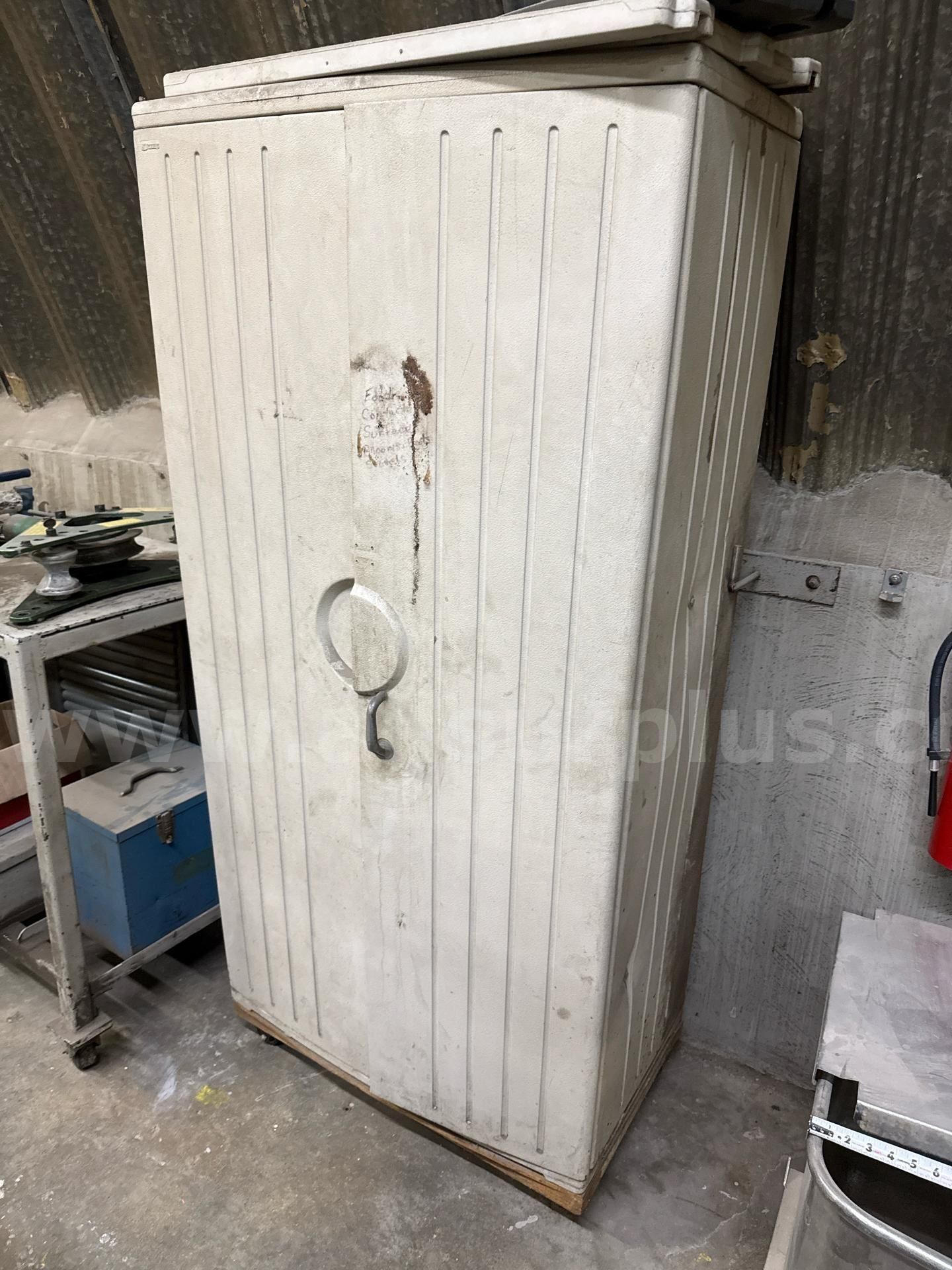 Plastic Cabinet w/ Contents