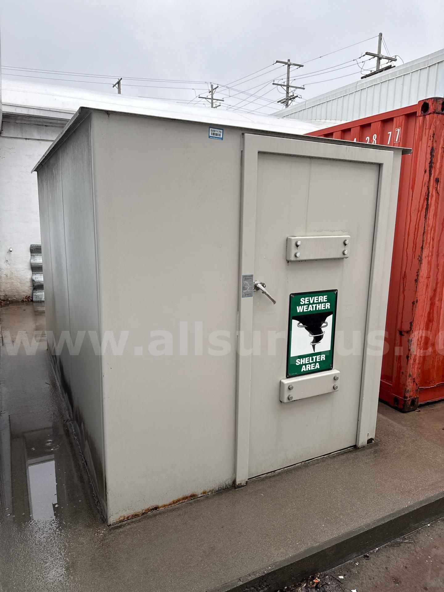 Above-Ground Steel Storm Shelter