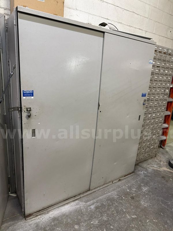 Metal Cabinet w/ Contents