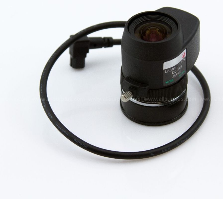 4pcs of Lens - 1/3" 2.8mm Fixed Focal Length, DC Auto Iris, CS