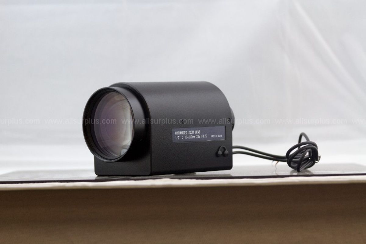 2pcs of Lens - 1/2" Zoom 10-210mm F1.5, 3-motor, 6-wire