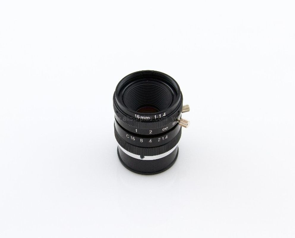 5pcs of Lens - 2/3" Fixed Focal Length, Manual Iris, 16mm F1.4 C-Mount