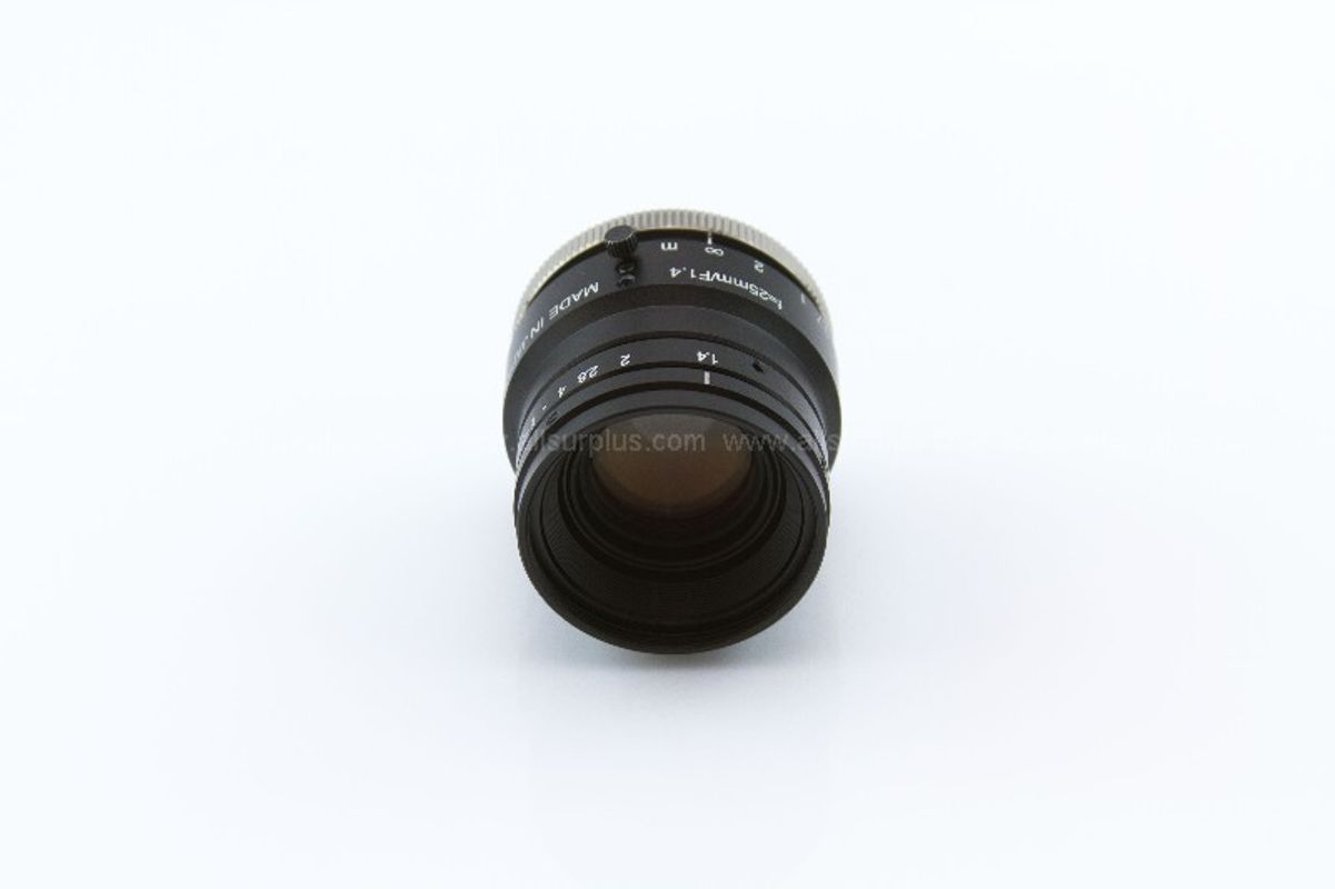2pcs of Lens - 1" 3.1MP, Fixed Focal Length, Manual Iris 25mm F1.4 C-Mount