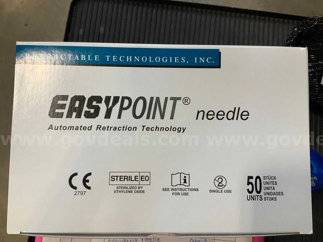 9 boxes Easypoint Safety Needle 25G x 1"