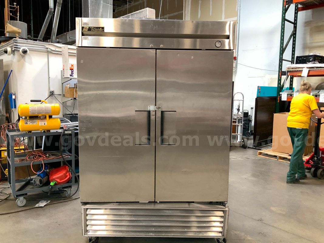 True Double Door Freezer 54x83x31.5