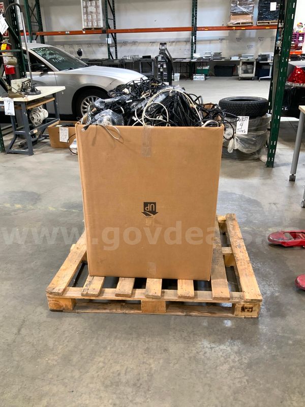 Assorted Cables & Cords 29x28x41
