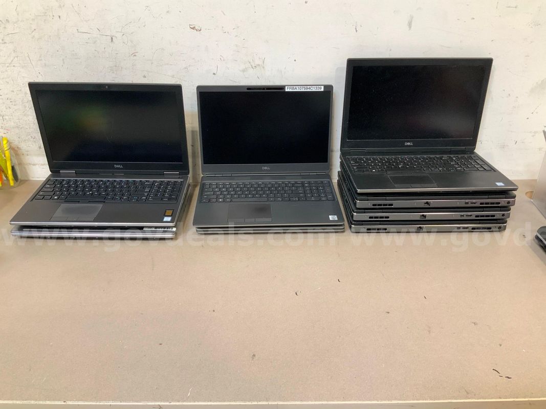 8 Dell Precision Laptops