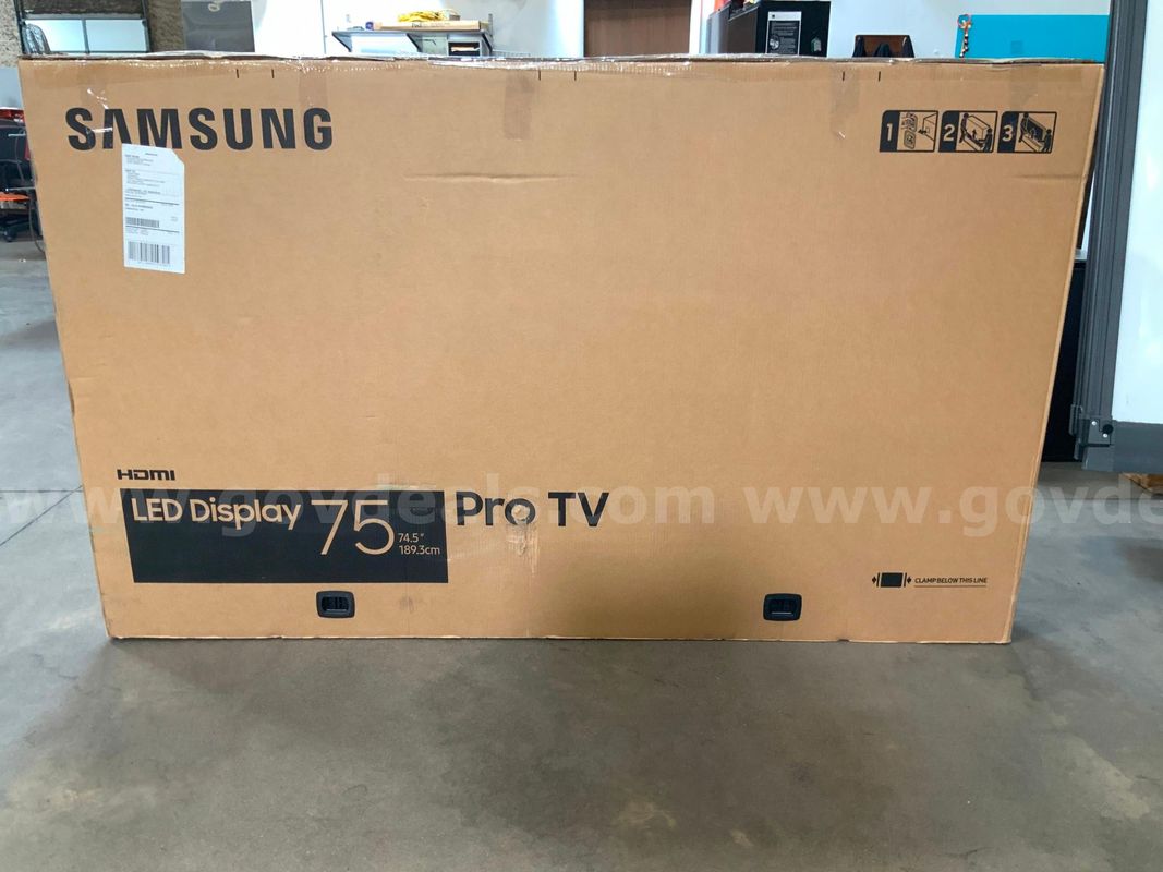 75" Samsung TV