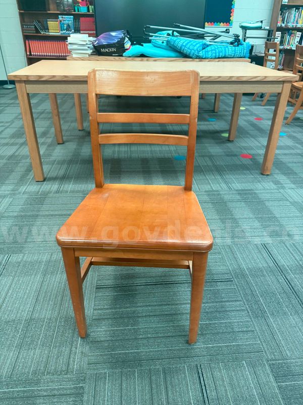 Wooden chairs