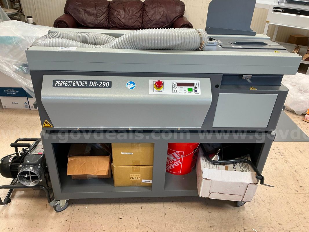 2023 Duplo Perfect Binder DB -290  with Dayton Portable Dust Collector