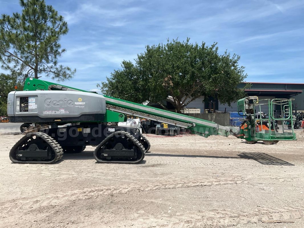 2017 Genie Boom Lift Rough Terrain Boom Lift Model S-60trax; Diesel