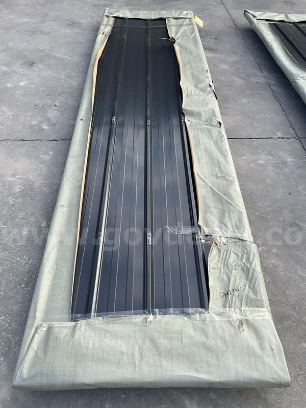 UNUSED 12FT GALVALUME STEEL SIDING ROOFING, APPROX 50 SHEETS IN STACK, APPROX 12FTx 38in