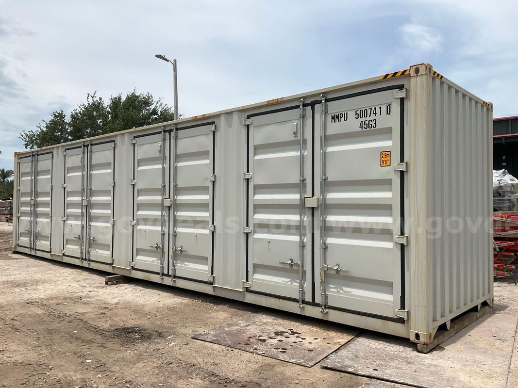 2026 40ft Hq Storage Container, 4 Side Doors, One Trip
