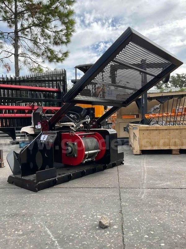 Unused 2026 Logging Winch Attachment For Skid Steer