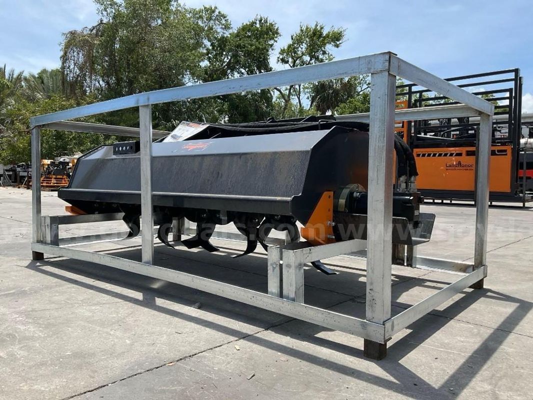 New 2026 Rotary Tiller Model Srt-12-66w; Attachment For Skid Steer