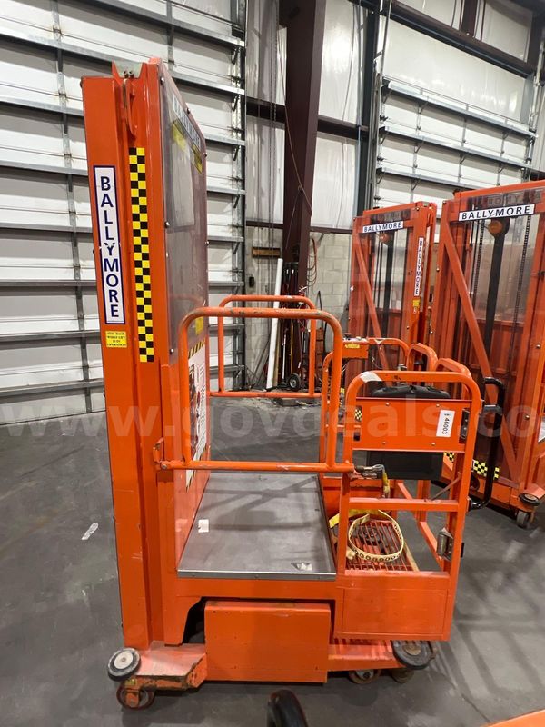 2015 Ballymore Vertical Mast Man Lift, Max Platform Height 12ft