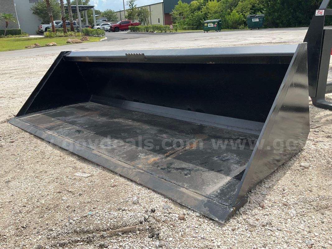 New 78in Bucket Attachment For Universal Skid Steer