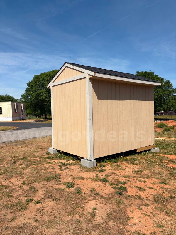 8' x 12' Storage Building – Unfinished, Ready for Customization