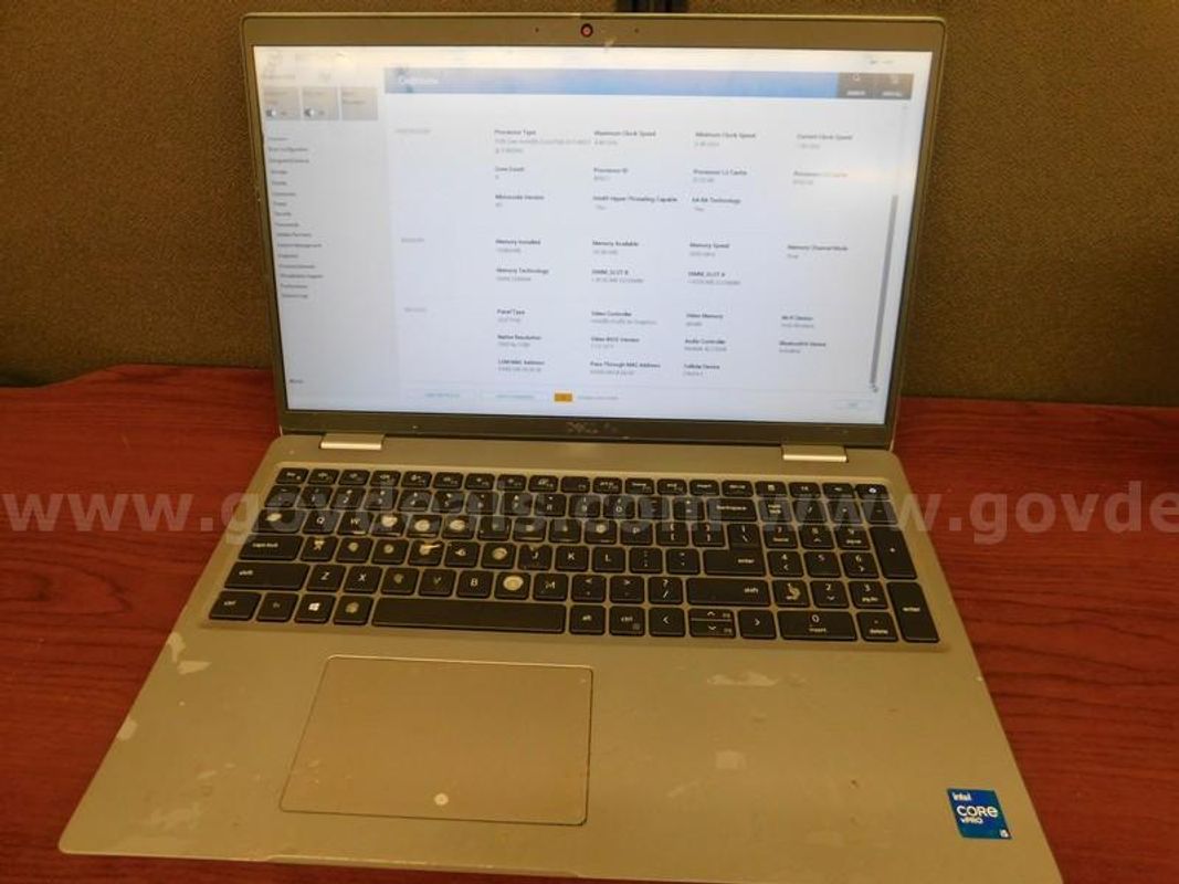 Dell Precision Laptop - A7