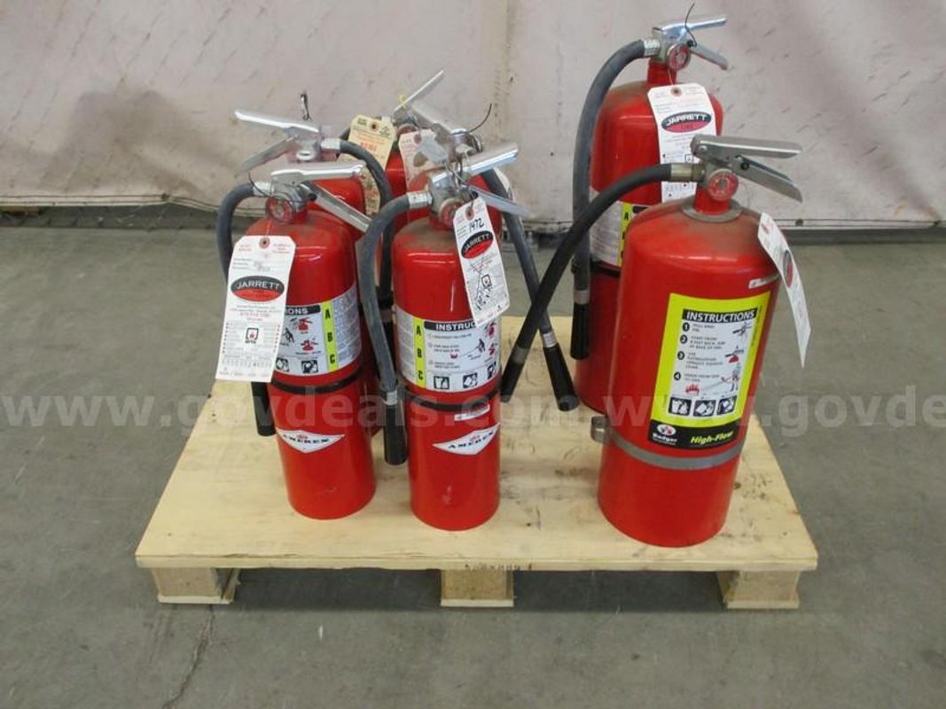 Lot of Fire Extinguishers - B2