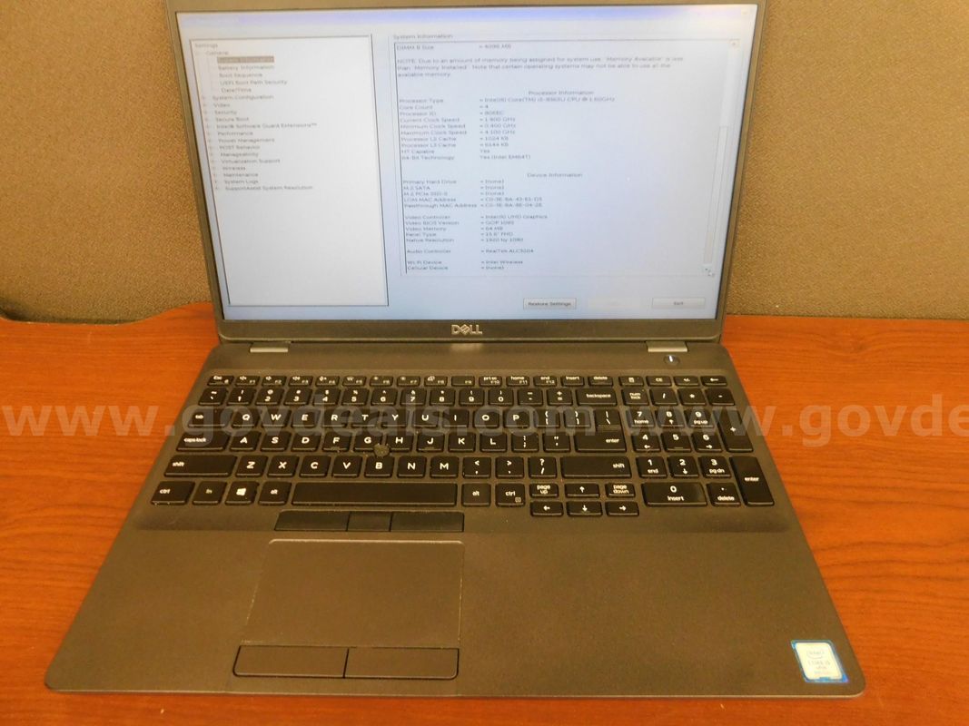 Dell Precision Laptop - A7