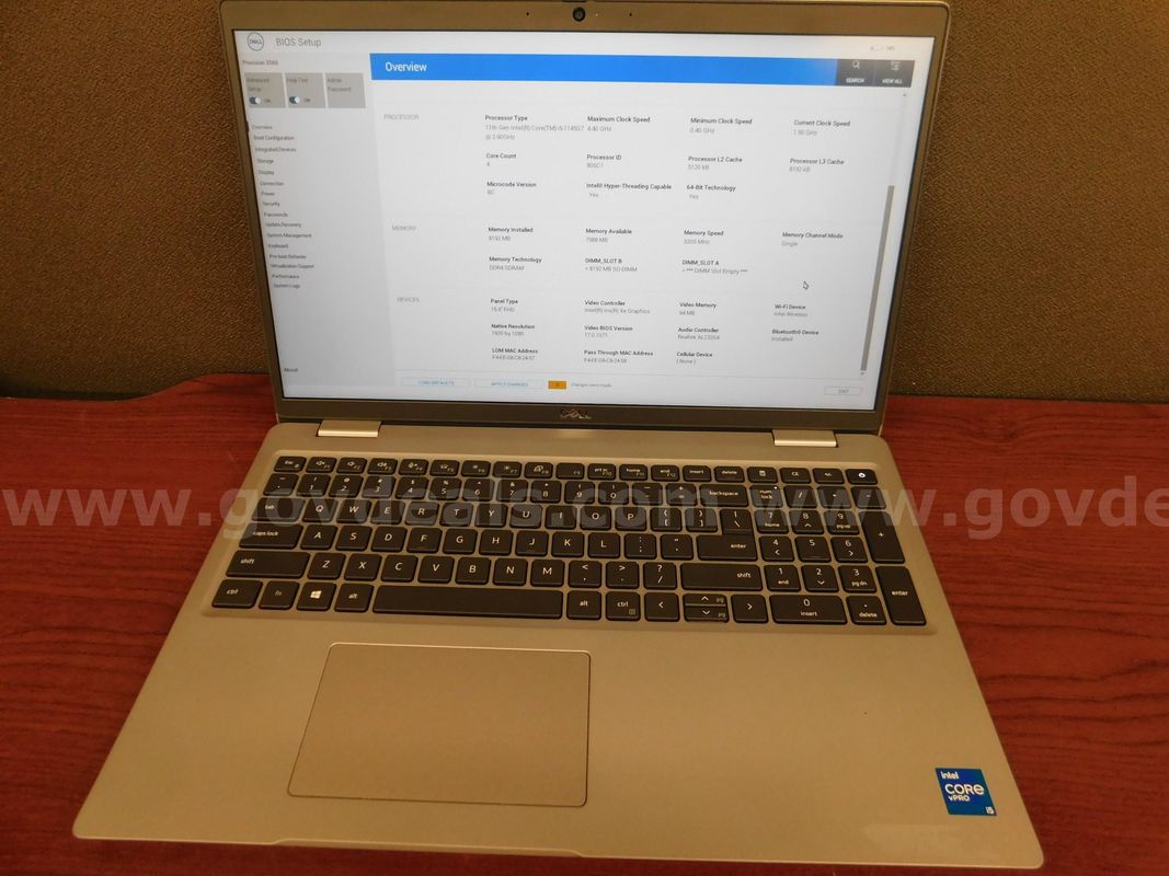 Dell Precision Laptop - A7