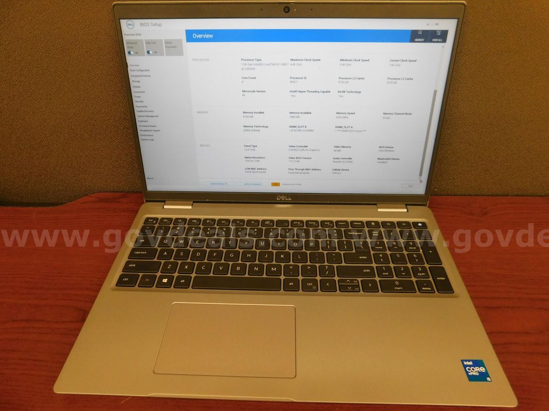 Dell Precision Laptop - A7