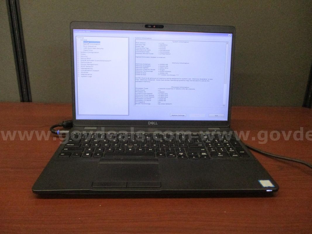 Dell Latitude Laptop - A7