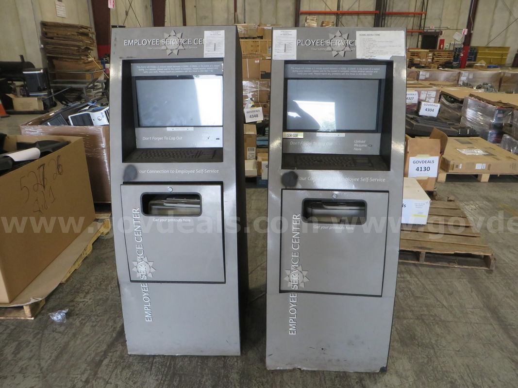 2 Employee self-serve kiosks - No computer included.