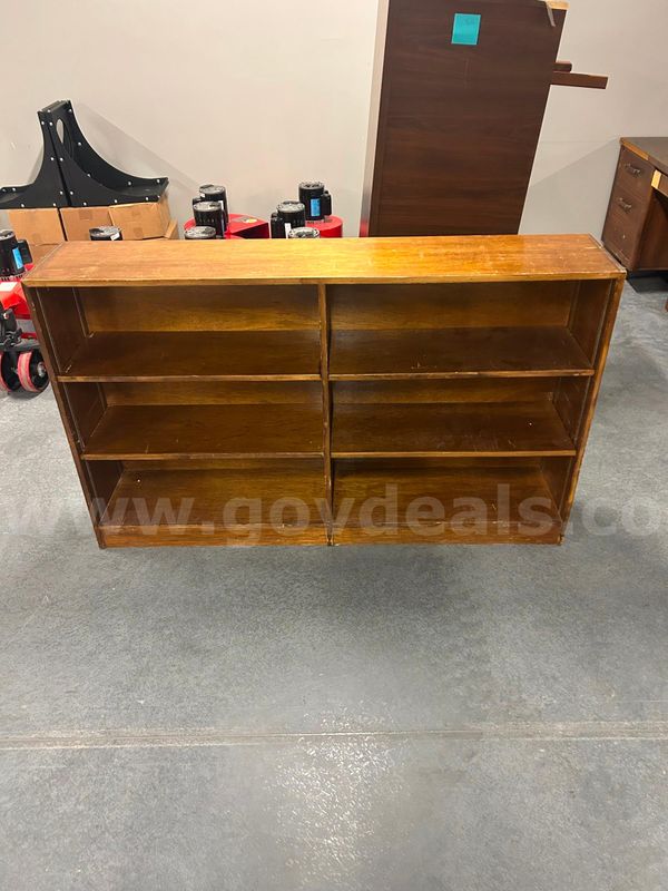Short Wooden Bookcase