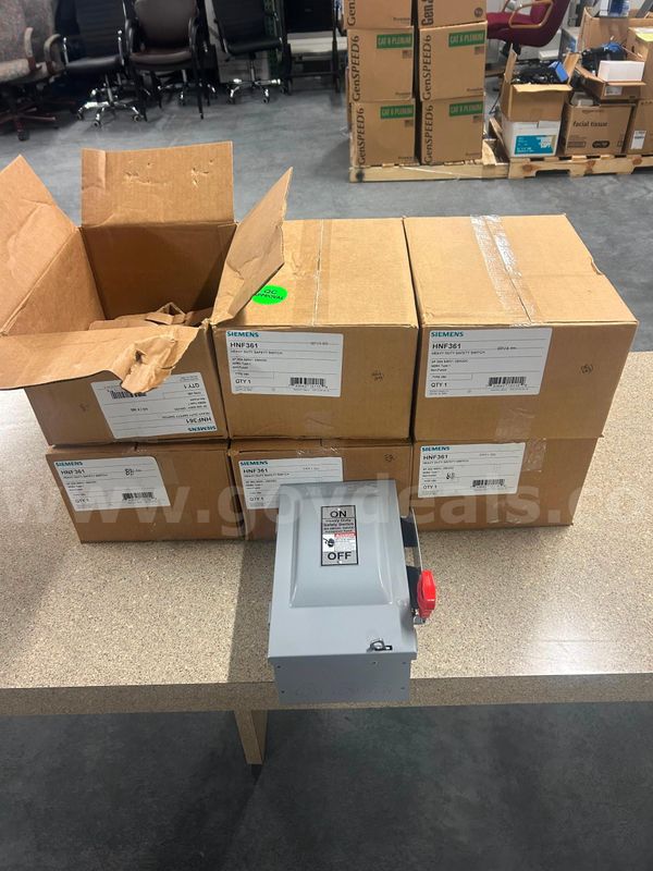 Lot of 6 Heavy Duty Safety Switches