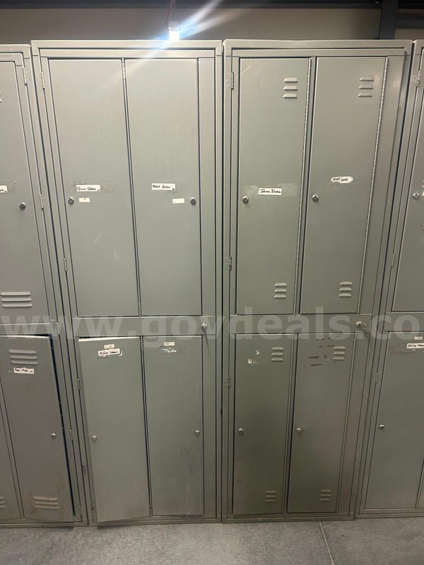 2 Sets of Metal Lockers