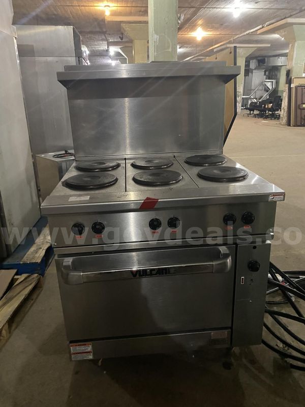 6 Burner Vulcan Stove & Oven Electric