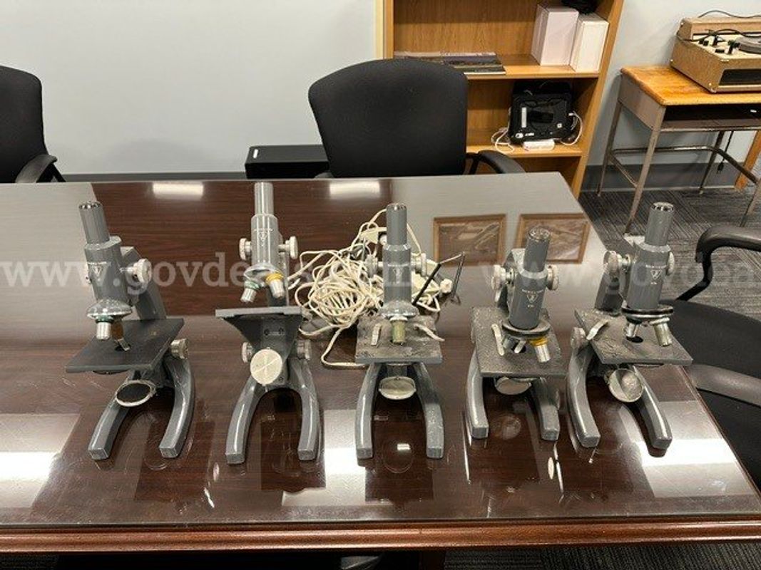 Lot of 5 Microscopes