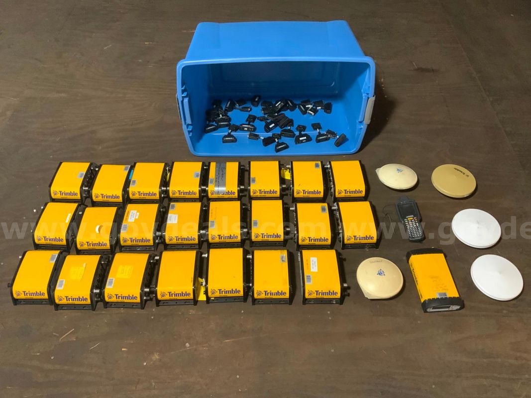 A Lot Of 30 Pieces Of Trimble Surveying Equipment