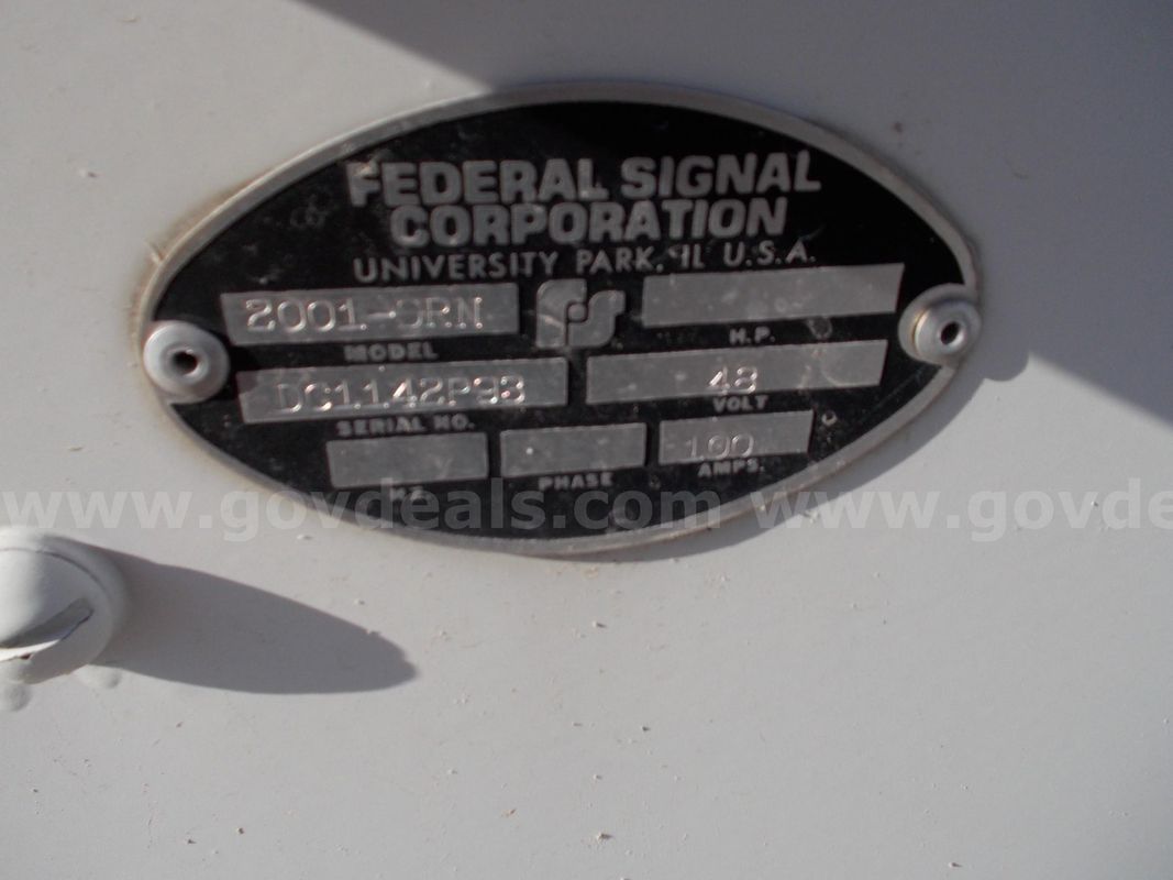 Used outdoor warning siren