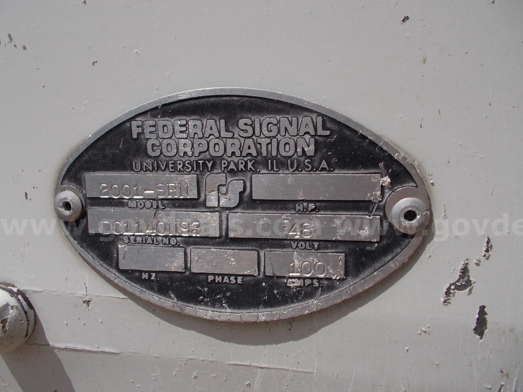 Used outdoor warning siren